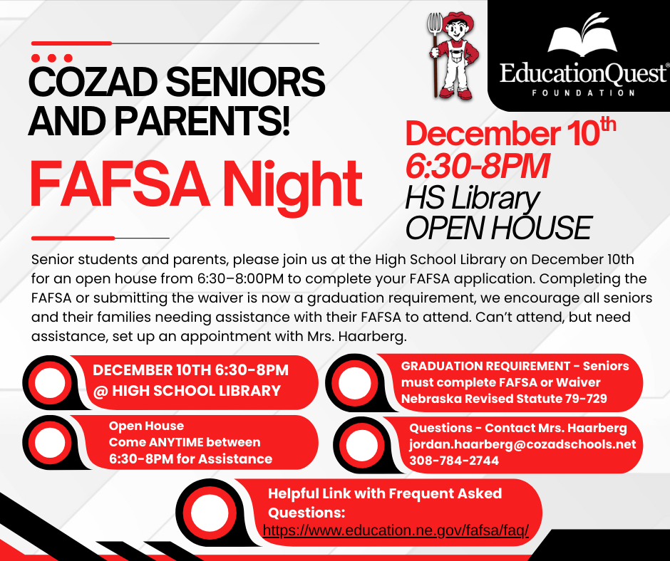 CHS FASFA Night December 10