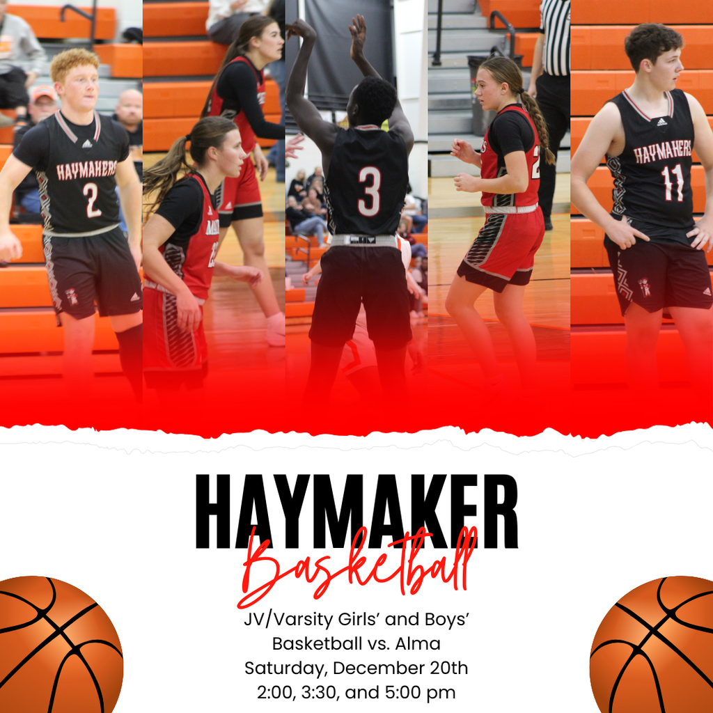 Haymaker Basketball vs Alma Saturday December 20