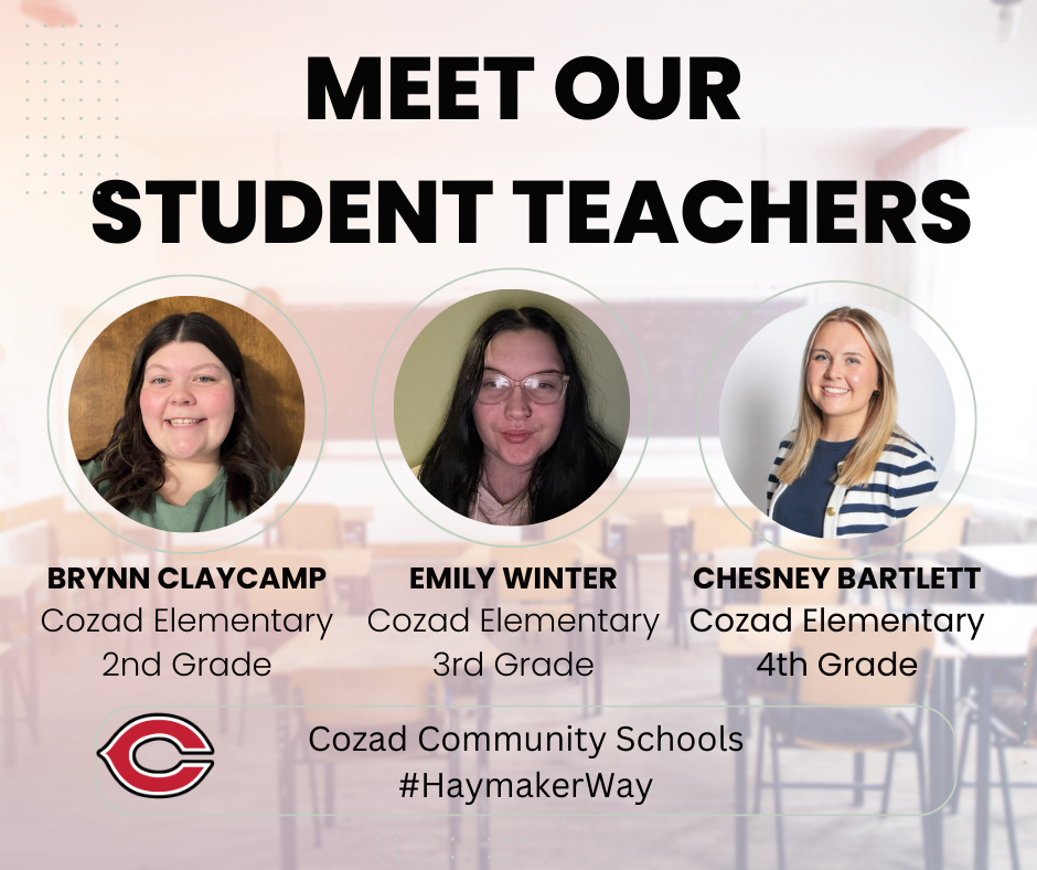 Cozad Elementary Student Teacher 25-26