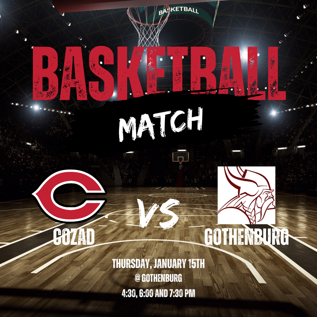Cozad vs Gothenburg Basketball January 15