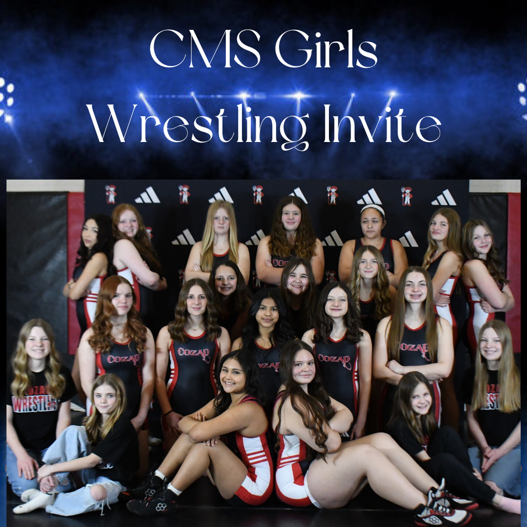 CMS Girls Wrestling Invite, Monday January 19th.