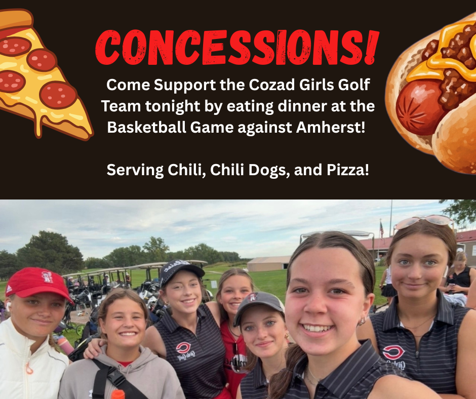 Girls Golf Team Concessions - Chili, Chili Dogs and Pizza