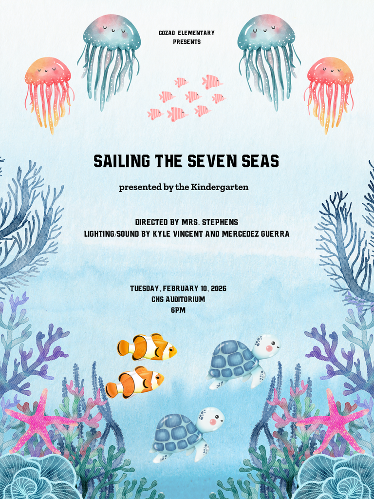 Kindergarten Music Concert Tuesday, February 10, 2026, at 6:00 pm