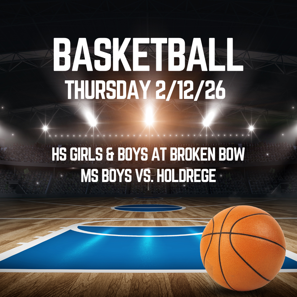 Haymaker Basketball February 12th Varsity at Broken Bow and MS at home