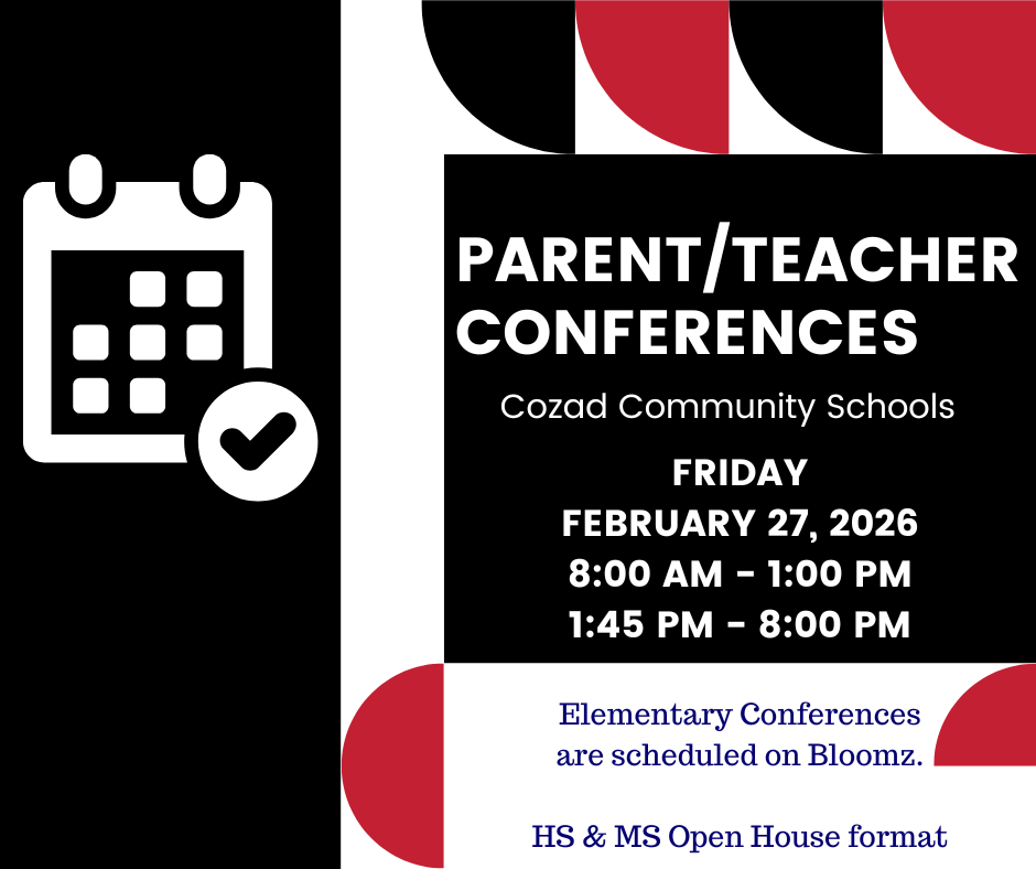 Parent Teacher conferences Friday February 27