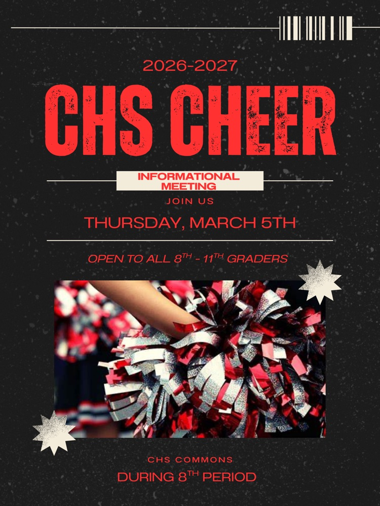 2026-2027 Cheer Informational meeting March 5