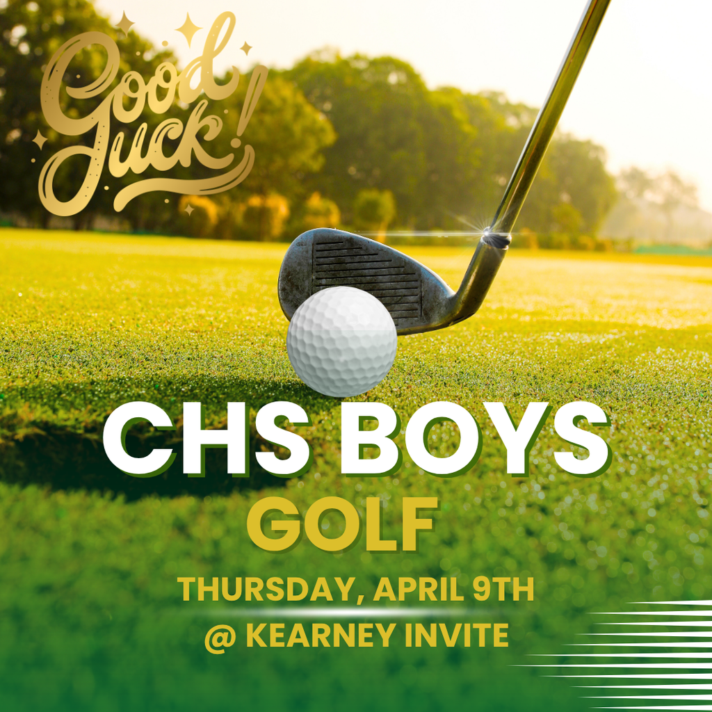 Varsity  Boys Golf @ Kearney Invite 10:00 am April 9