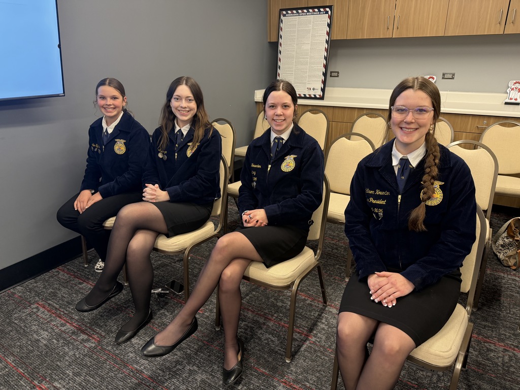 FFA National Qualifiers present to the Board of Education