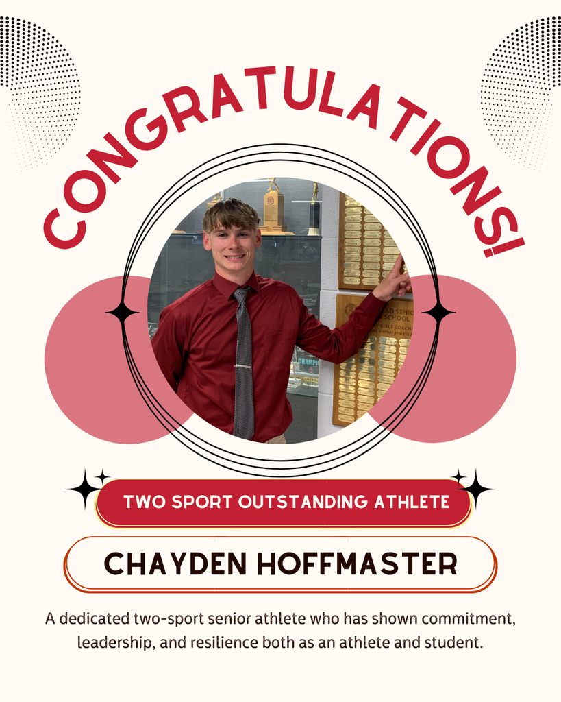 Two Sport Outstanding Athlete Chayden Hoffmaster
