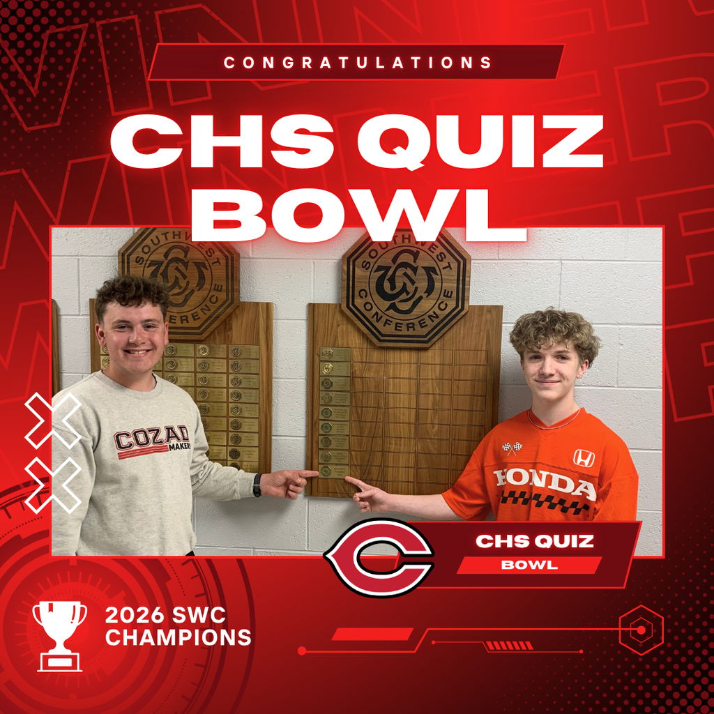 CHS Quiz Bowl SWC Record Board