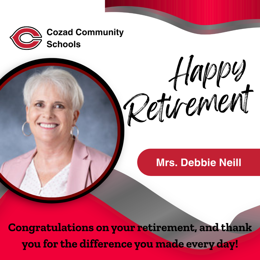 Congratulations to Mrs. Debbie Neill on her retirement!