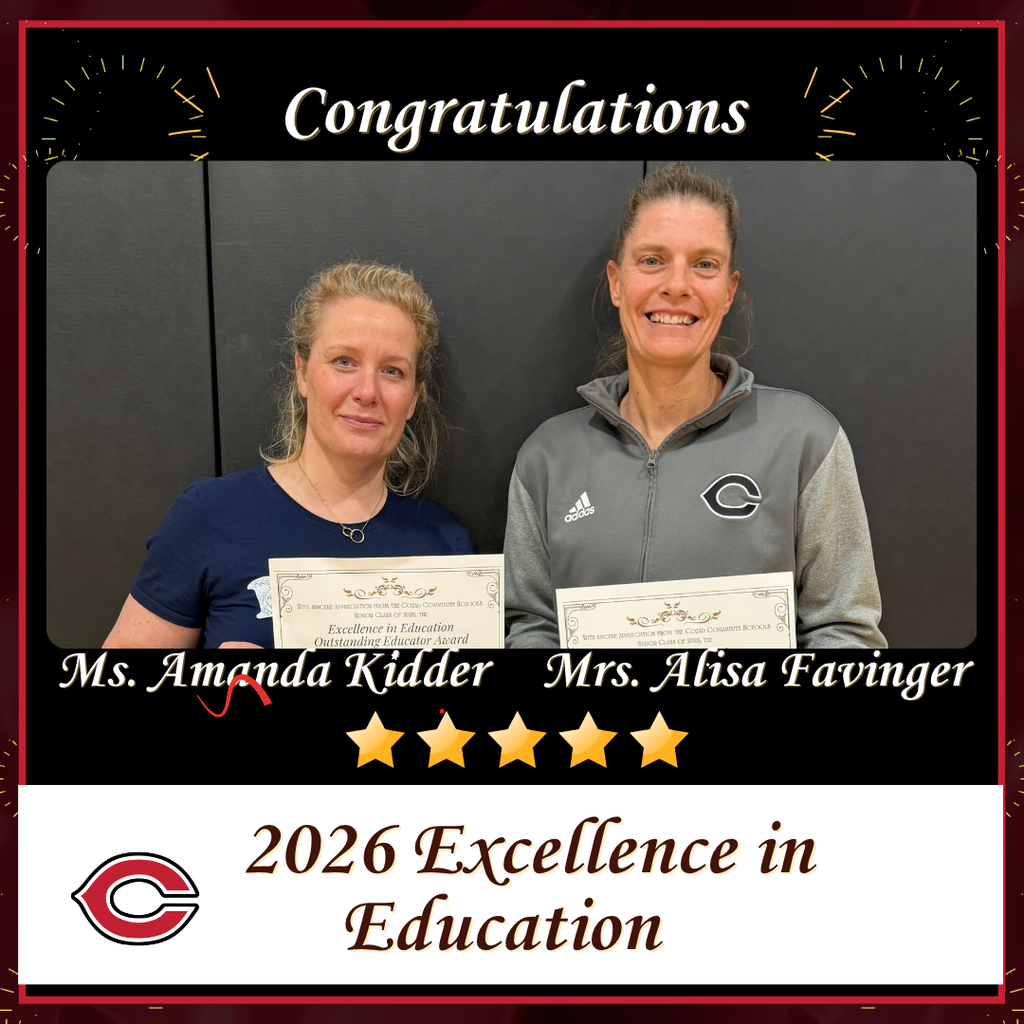 2026 Excellence in Education Ms. Amanda Kidder and Mrs. Alisa Favinger
