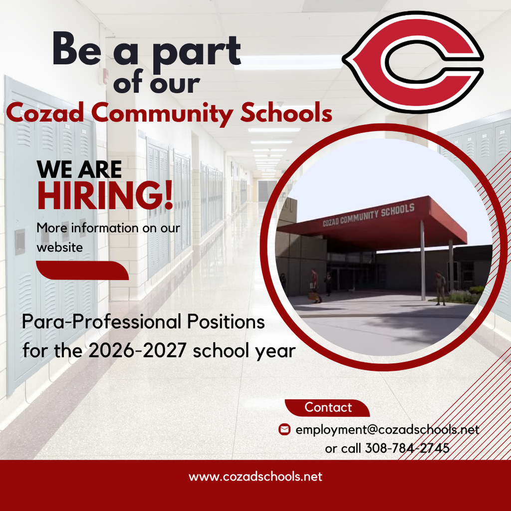 We are hiring para-professionals for the 2026-2027 school year