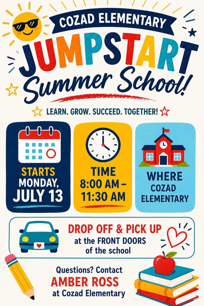Elementary JumpStart Summer School July 13, 2026