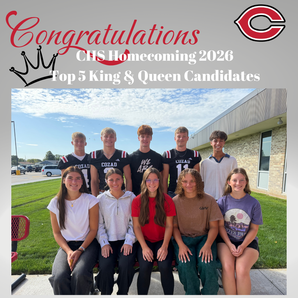 Top 5 King and Queen Candidates Homecoming 2026