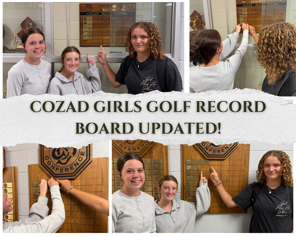 CHS Girls Golf Updates the Record Board