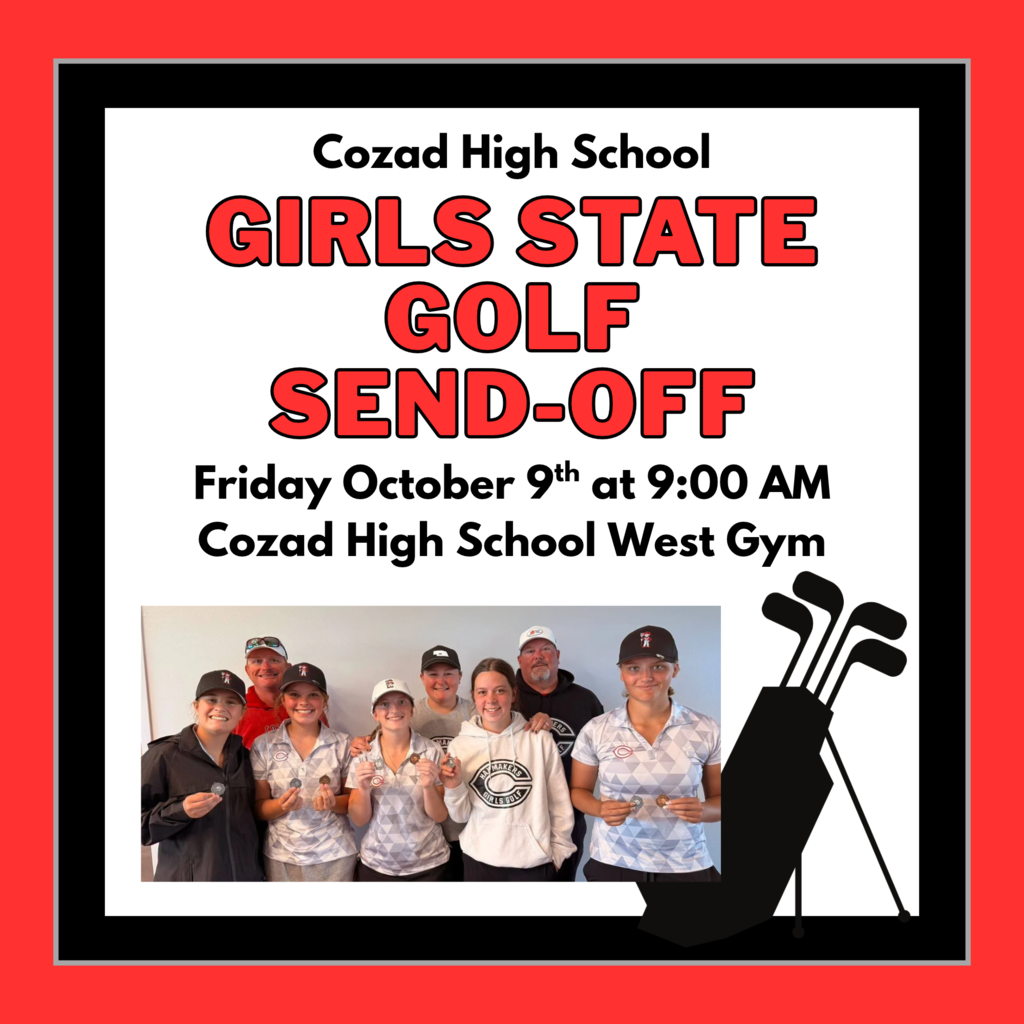 State Girls Golf Send Off October 9