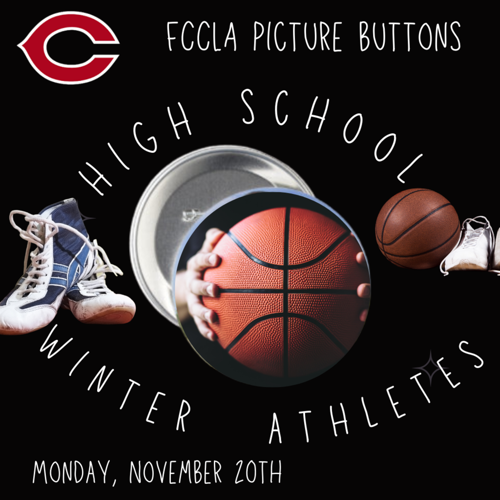 FCCLA Picture Buttons for Winter Athletes