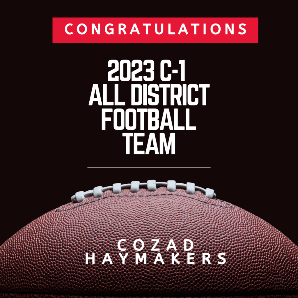2023 C-1 All District Football Team