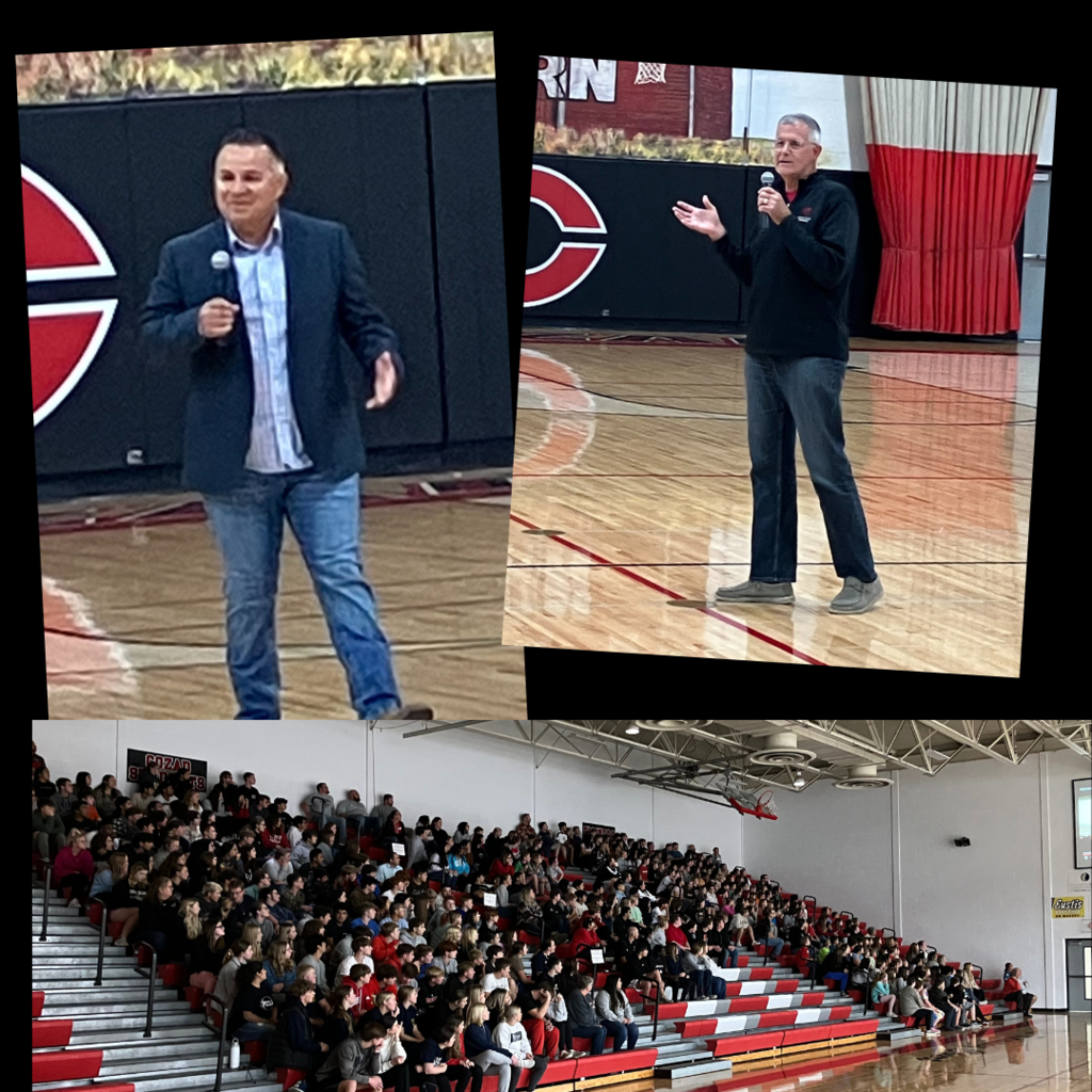 Thomas Valles speaks to CMS and CHS