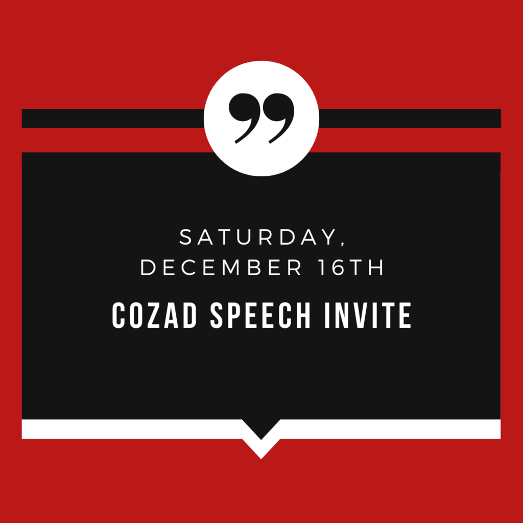 Cozad Speech Team Invite