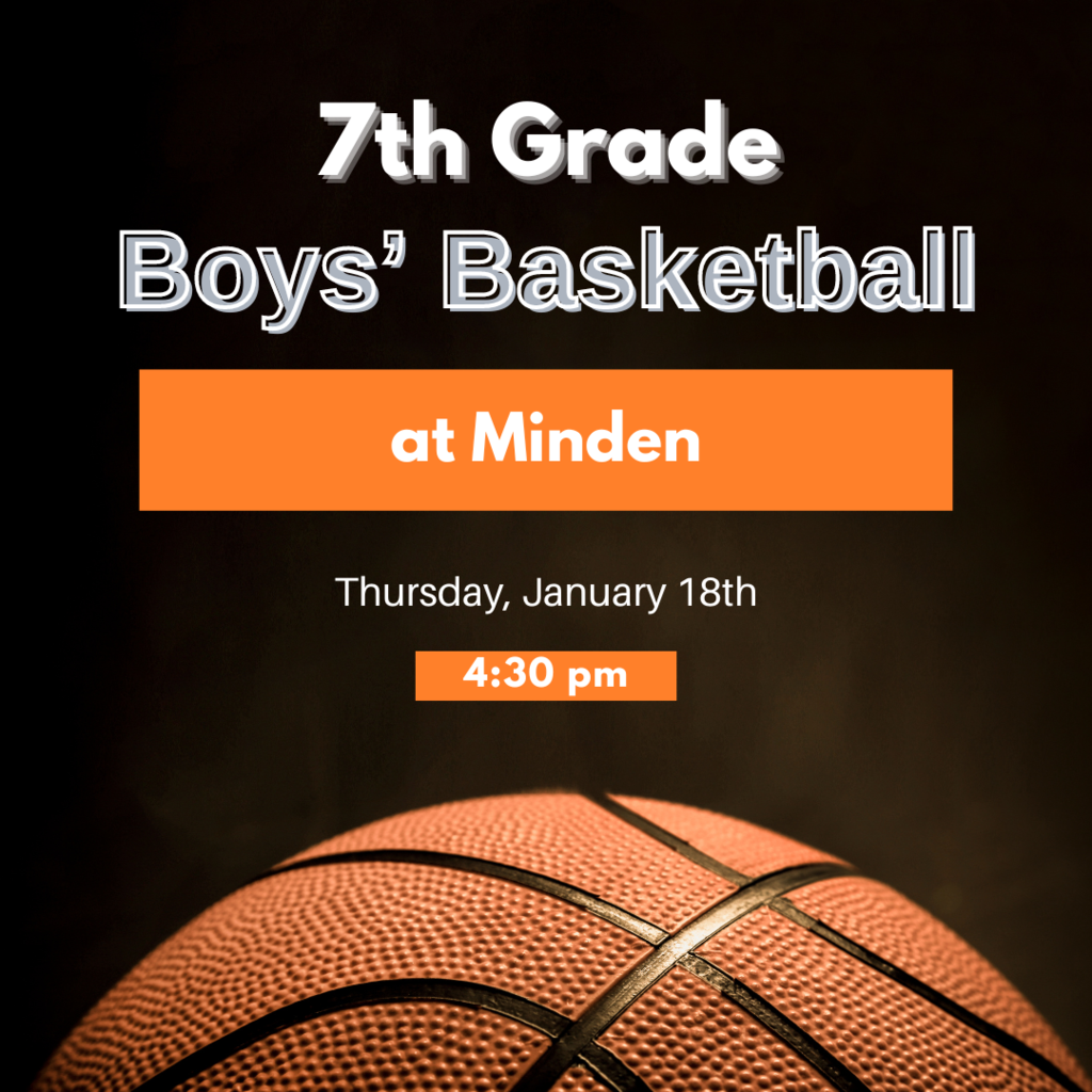 7th Grade Boys Basketball at Minden