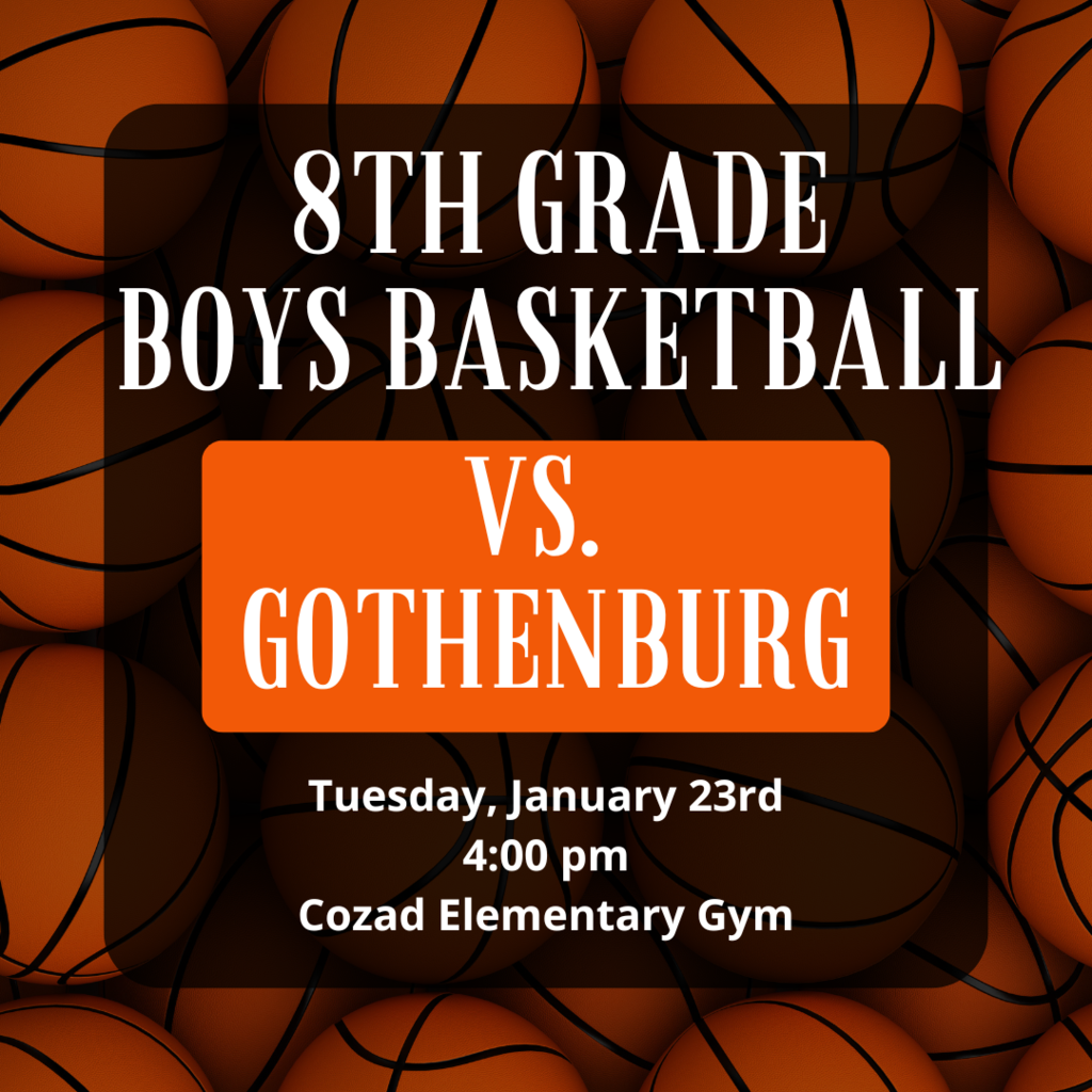 8th Grade Boys Basketball vs Gothenburg
