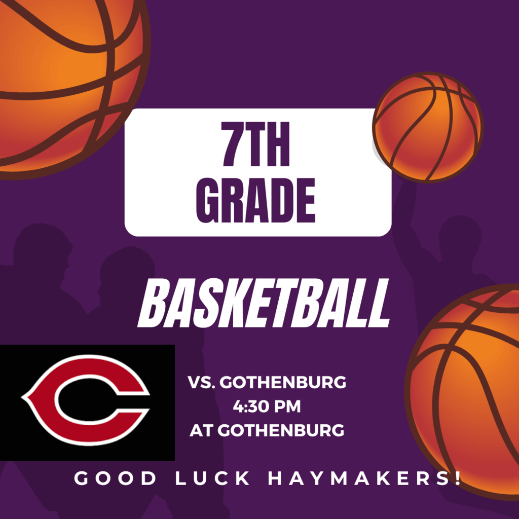 7th Grade Boys Basketball vs Gothenburg