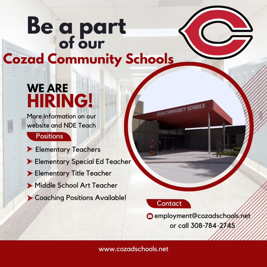 We are hiring teachers for the 2024-2025 school year
