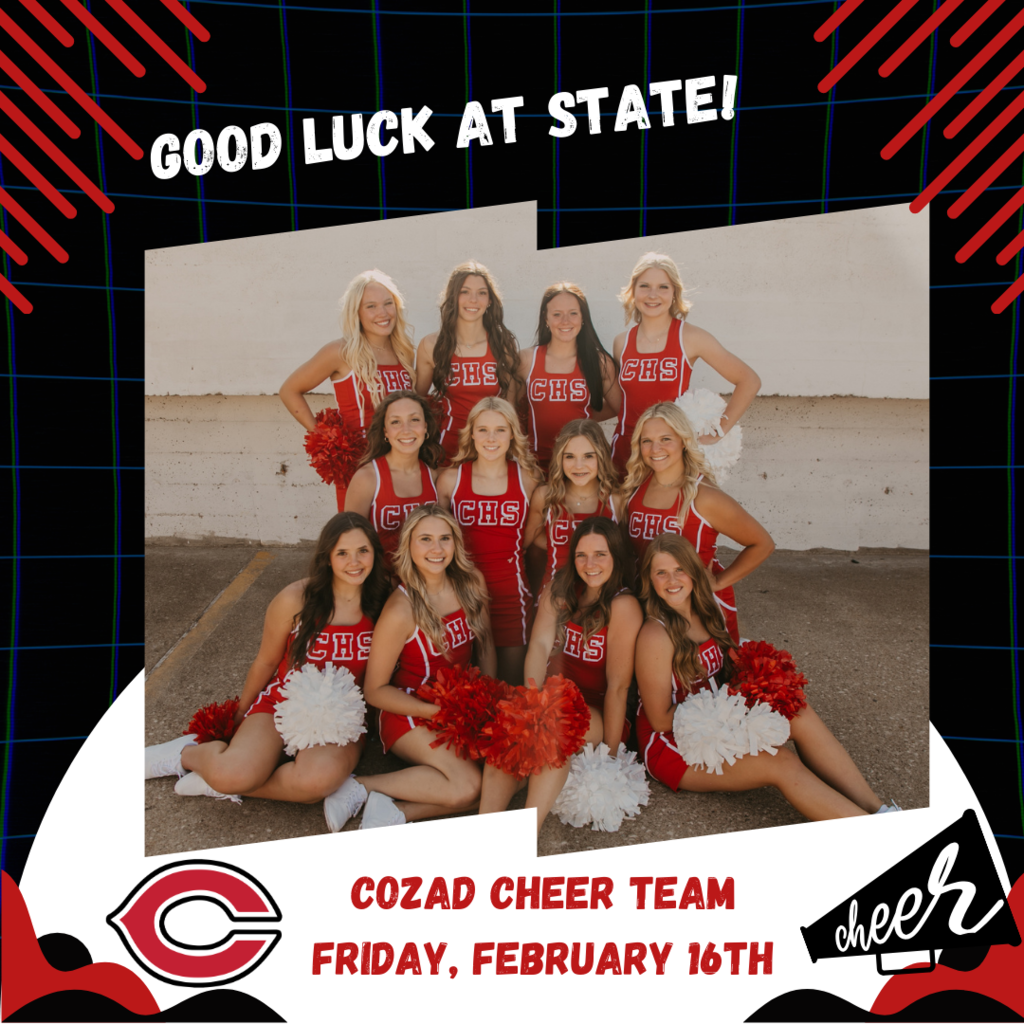 Good Luck CHS Cheer at State