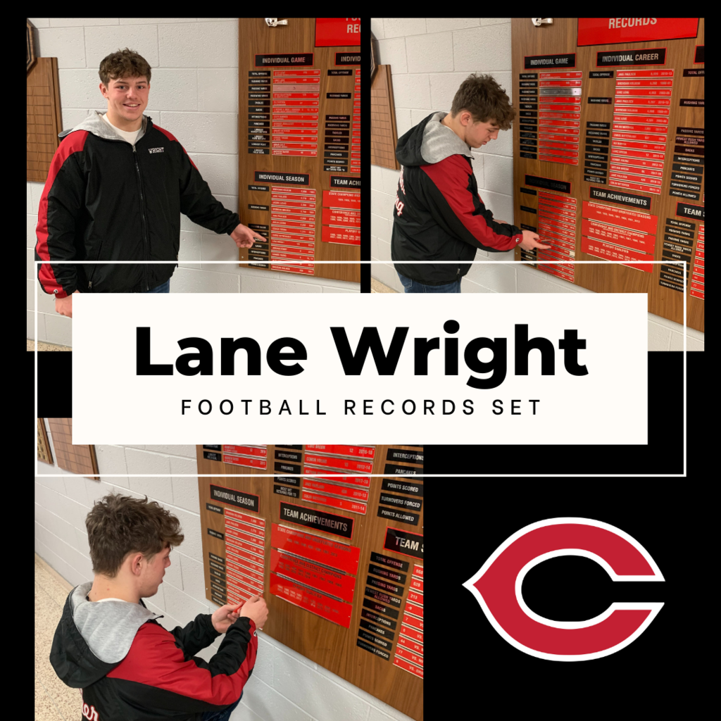 Lane Wright Football Record