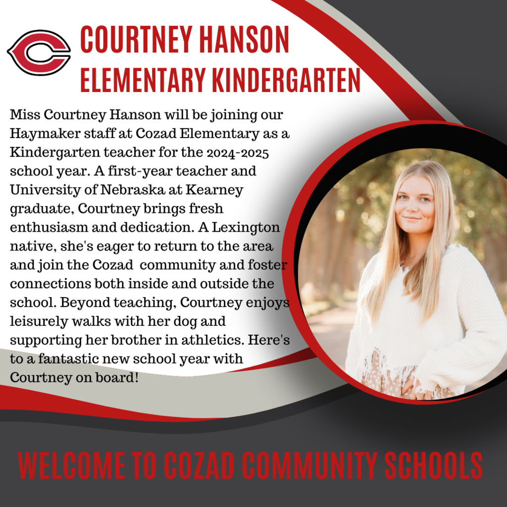 Courtney Hanson Kindergarten 2024-2025