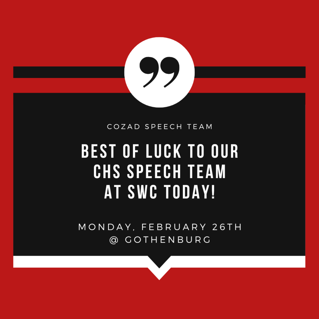 CHS Speech Team SWC