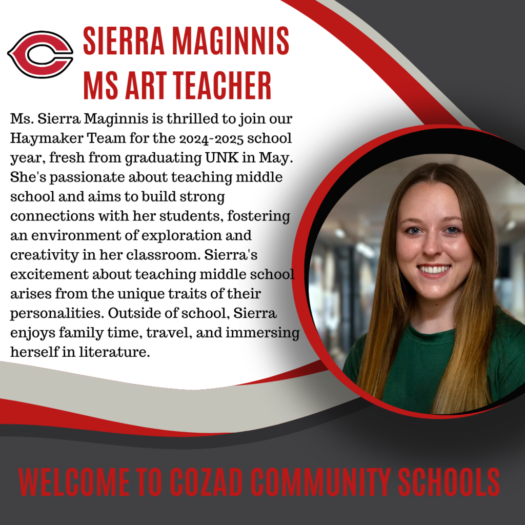 Sierra maginnis MS Art Teacher