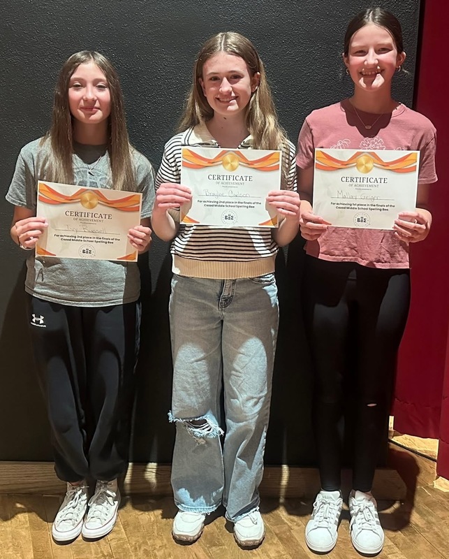 CMS Spellling Bee Top 3 2026