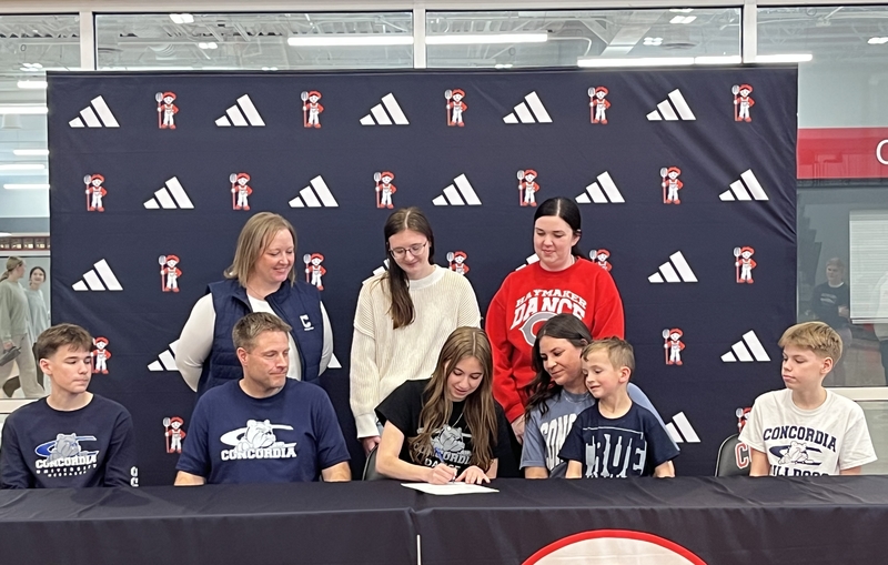 Camryn Yilk signs with Concordia University Dance Team