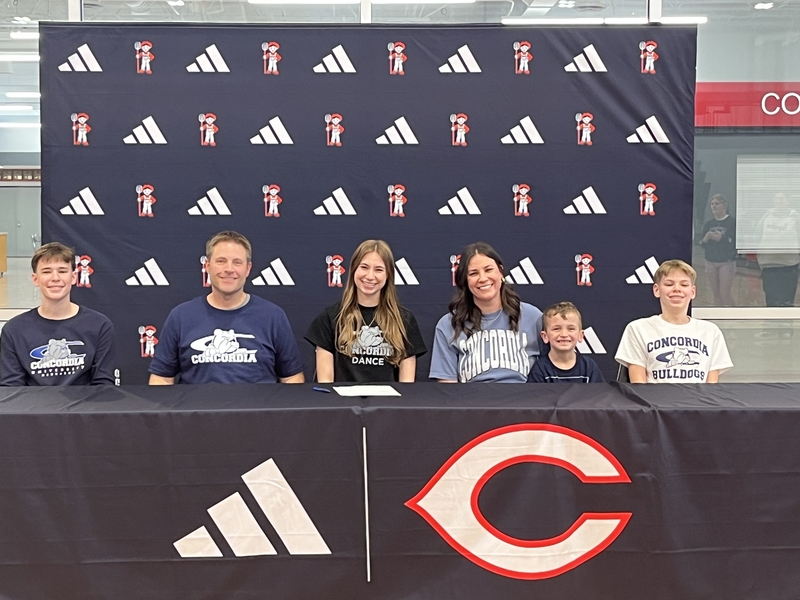 Camryn Yilk signs with Concordia University Dance Team