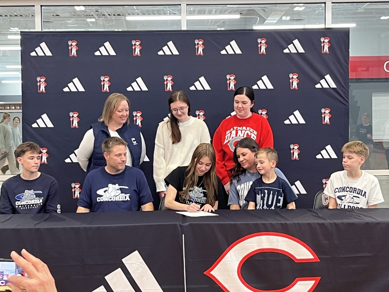 Camryn Yilk signs with Concordia University Dance Team