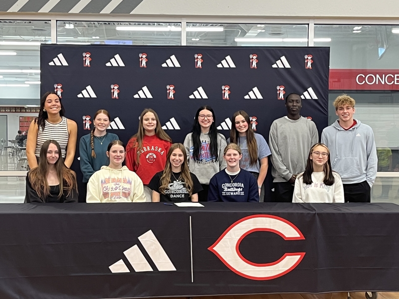 Camryn Yilk signs with Concordia University Dance Team