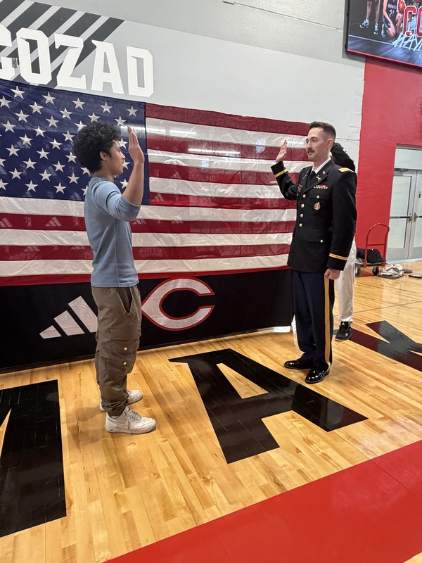 CHS Senior Kersan Inek Signs with the United States Army