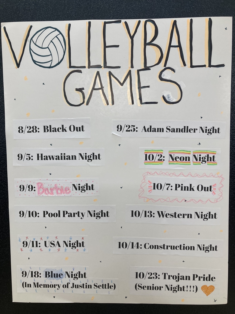 HS volleyball themes