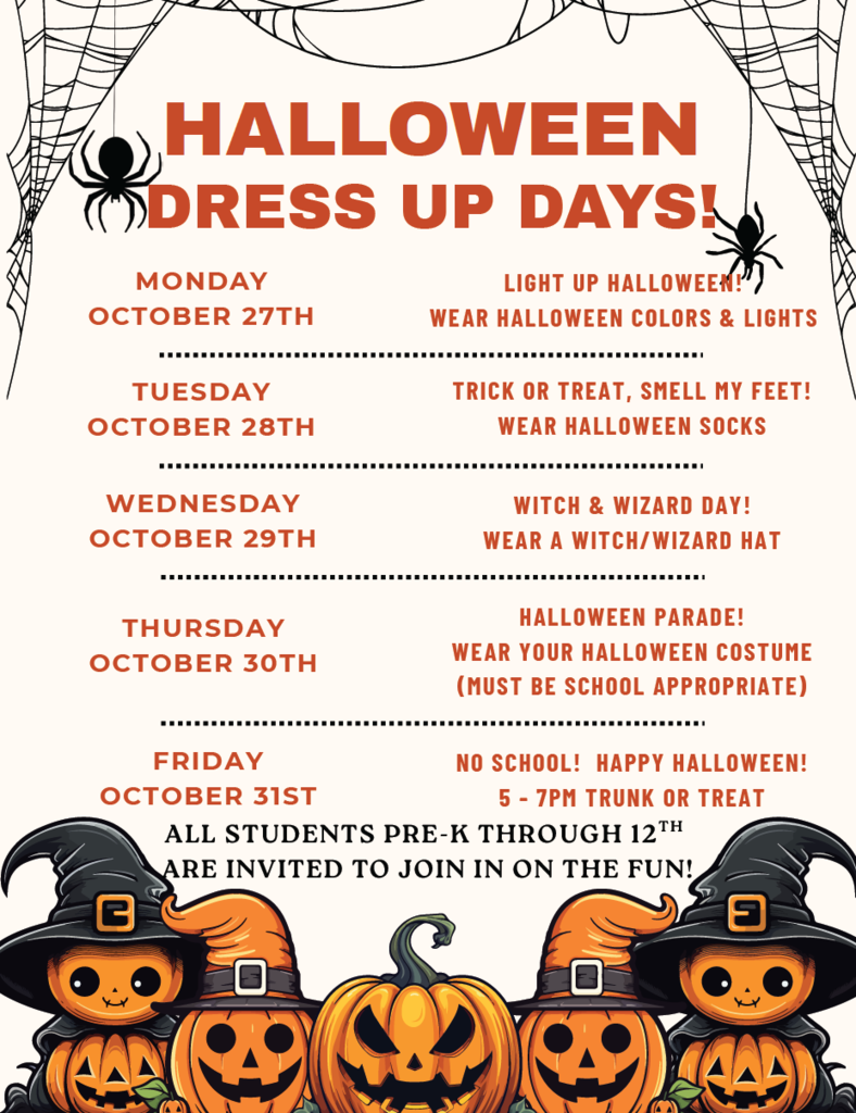 Halloween Dress Up Days 2025