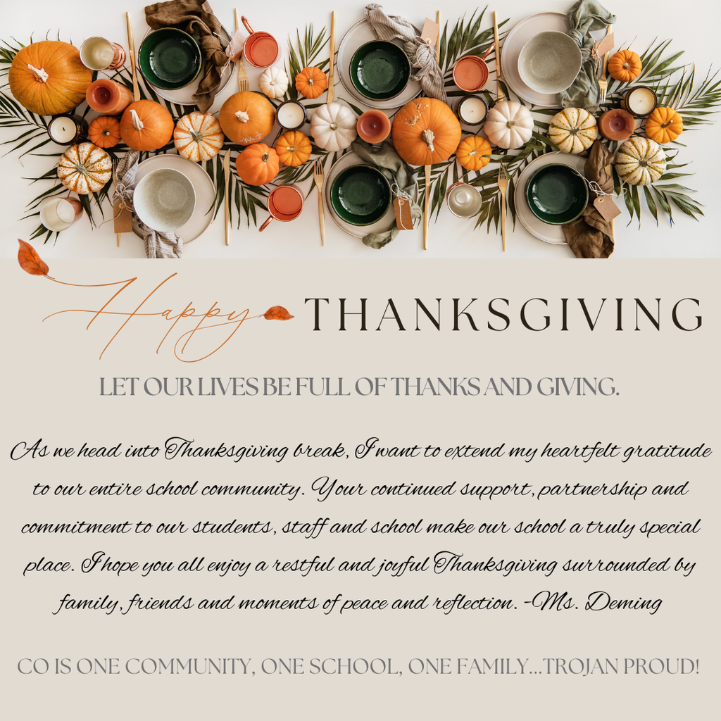 2025 Crab Orchard Thanksgivign Thank you