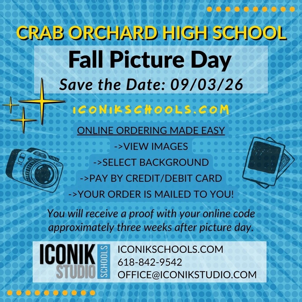 flyer for high school picture day