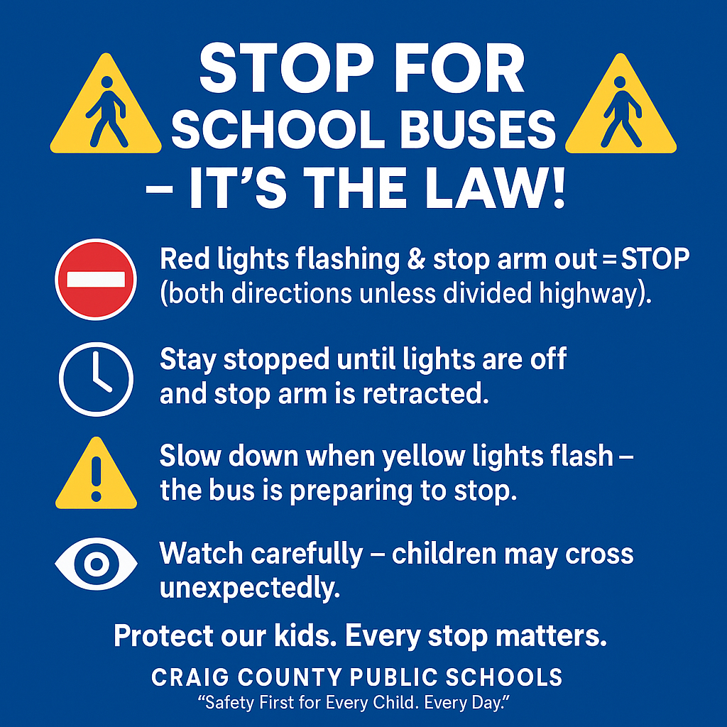 Stop for School Buses flyer