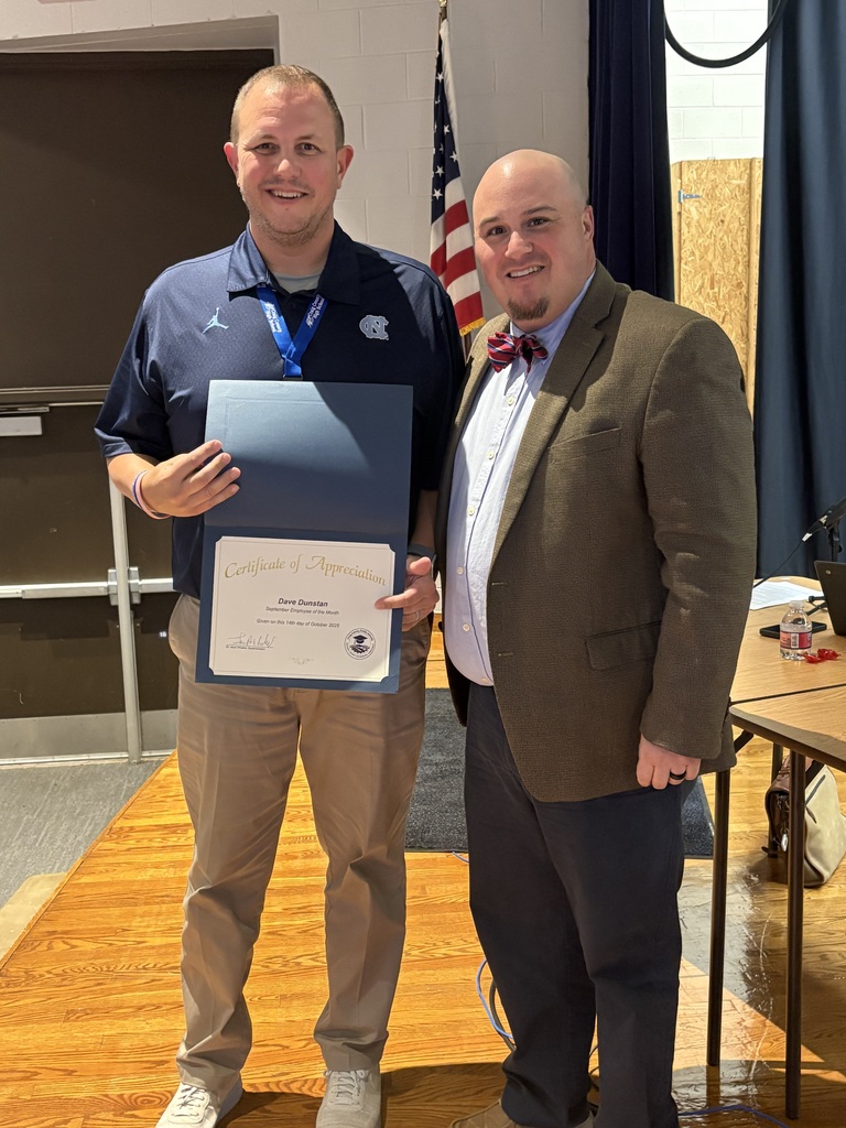 Dr. Jason Wheeler and Mr. Dave Dunstan September Employee of the Month