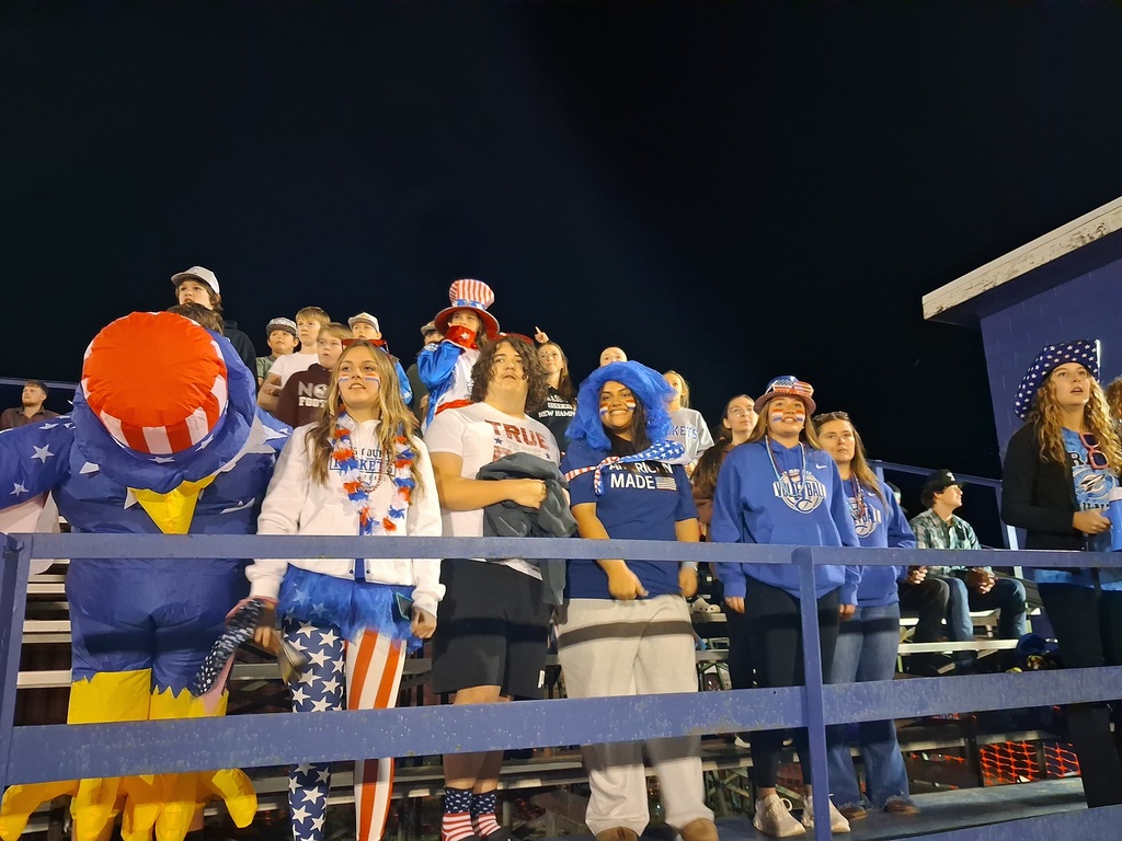 Student section of the stands
