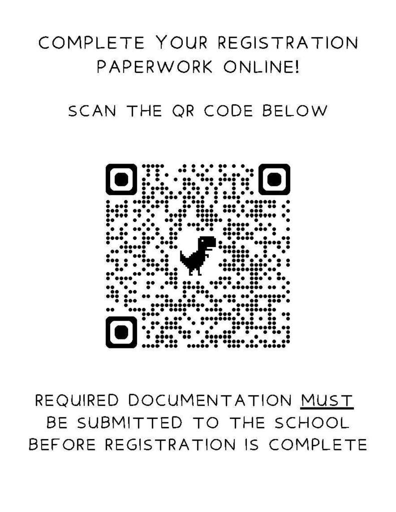 2026 Kindergarten Registration flyer