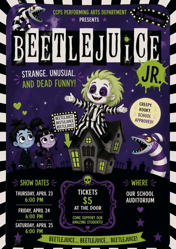 Beetlejuice flyer