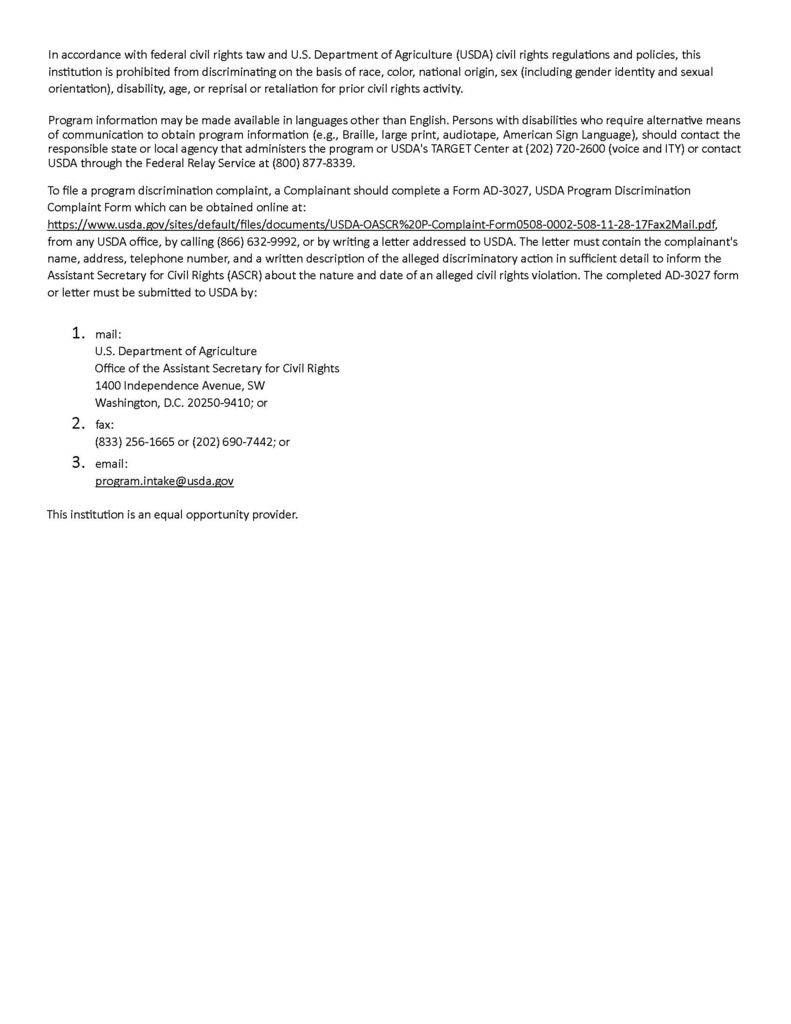 SFSP Meal Announcement 2026